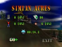 une photo d'Ã©cran de Blast Corps sur Nintendo 64